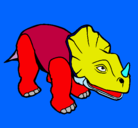 Dibujo Triceratops II pintado por antonio