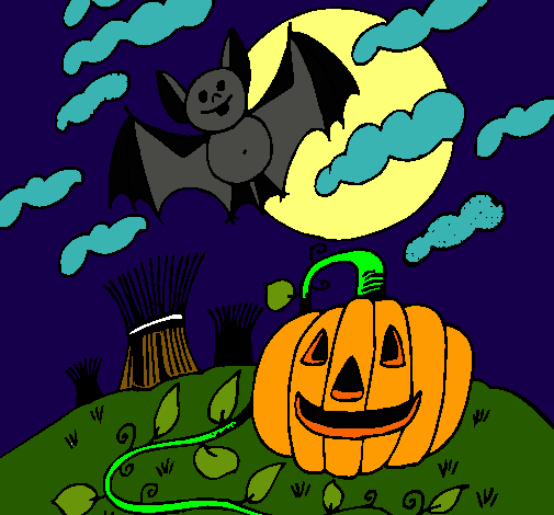 Paisaje de Halloween