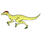 Dibujo Velociraptor pintado por karla