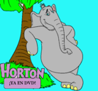 Dibujo Horton pintado por aidil