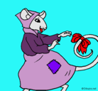 Dibujo La ratita presumida 7 pintado por khamila