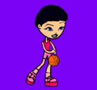 Dibujo Jugadora de básquet pintado por OLIVIA