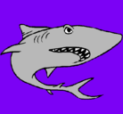 Dibujo Tiburón pintado por giovannaserpiente