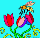 Dibujo Abeja pintado por AILEN