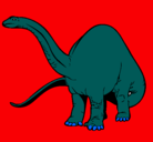 Dibujo Braquiosaurio II pintado por danna