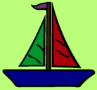 Dibujo Barco velero pintado por felix
