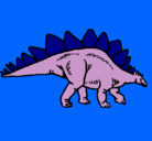 Dibujo Stegosaurus pintado por joseezequiel