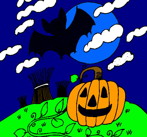 Paisaje de Halloween