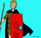 Dibujo Soldado romano II pintado por sebas