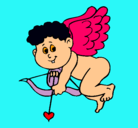 Dibujo Cupido pintado por PATITO