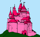 Dibujo Castillo medieval pintado por aliciaa