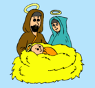 Dibujo Natividad pintado por juliethmilenacordon