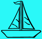 Dibujo Barco velero pintado por joseezequielpaula