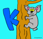 Dibujo Koala pintado por lucaf