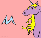 Dibujo Unicornio pintado por cartasepporalgo