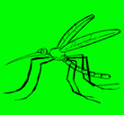 Dibujo Mosquito pintado por juan