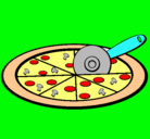 Dibujo Pizza pintado por Grisel