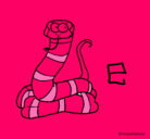 Dibujo Serpiente pintado por lopikhjlpolmhimjihjylkj