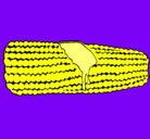 Dibujo Mazorca de maíz pintado por zaimir