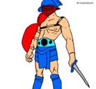 Dibujo Gladiador pintado por nahuelyakin