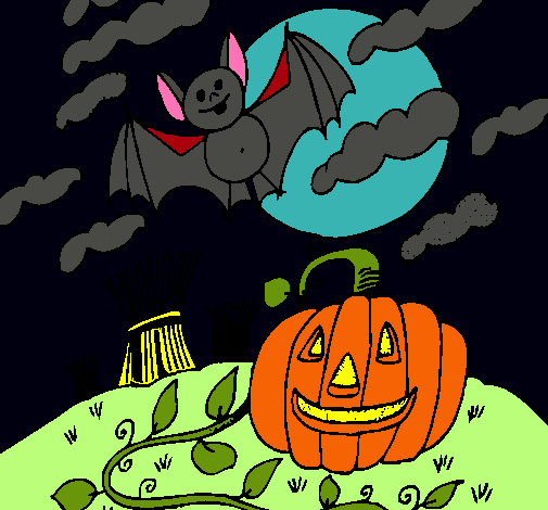 Paisaje de Halloween