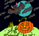 Dibujo Paisaje de Halloween pintado por juancosa