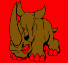 Dibujo Rinoceronte II pintado por olver1234567890