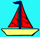 Dibujo Barco velero pintado por nicolas