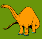 Dibujo Braquiosaurio II pintado por AlanAlejandrovr