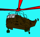 Dibujo Helicóptero al rescate pintado por JUANPABLOCARRION