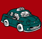 Dibujo Herbie Taxista pintado por mateo