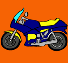 Dibujo Motocicleta pintado por enriquejose