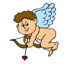 Dibujo Cupido pintado por Samiral.m.m.