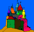 Dibujo Castillo medieval pintado por andrewyliz