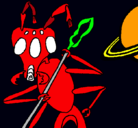 Dibujo Hormiga alienigena pintado por NAVEESPACIAL