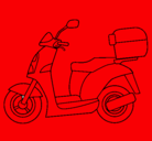 Dibujo Ciclomotor pintado por hhfjuujgjghjhhh