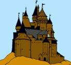 Dibujo Castillo medieval pintado por ivan....................