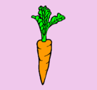 Dibujo zanahoria pintado por ilsita