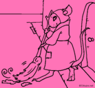 Dibujo La ratita presumida 1 pintado por alexander
