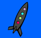 Dibujo Cohete II pintado por adrian