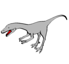 Dibujo Velociraptor II pintado por HIRAM