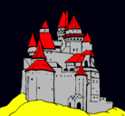 Dibujo Castillo medieval pintado por bruno