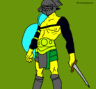 Dibujo Gladiador pintado por simsonRoma