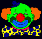 Dibujo Payaso con una gran sonrisa pintado por ALICIA