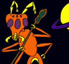 Dibujo Hormiga alienigena pintado por blasi