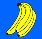 Dibujo Plátanos pintado por shilso