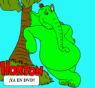 Dibujo Horton pintado por lolo