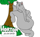 Dibujo Horton pintado por geraldin