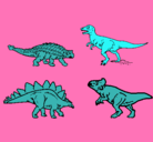 Dibujo Dinosaurios de tierra pintado por MARTIN