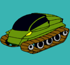 Dibujo Nave tanque pintado por escory84